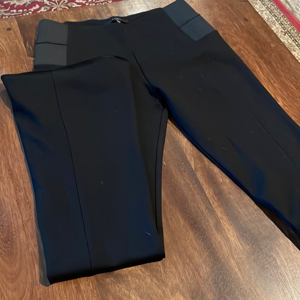 Black flare pants